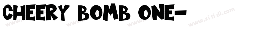 cheery bomb one字体转换